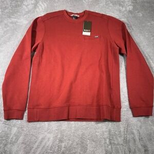 5.11 Tactical Engage Fleece Crew Pullover Mens Large Red Sweater Winter NWT